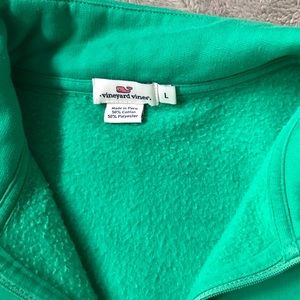 Women’s Large Green Vineyard Vines Quarter Zip